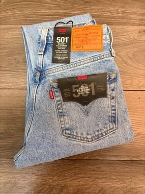 23x28 Levi's 501® Skinny Jeans - Light Blue Denim